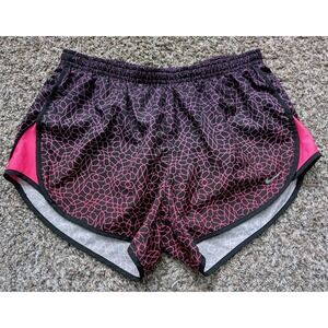 NIKE STARGLASS TEMPO Lined Running Shorts Women's Size Medium Black Pink Purple